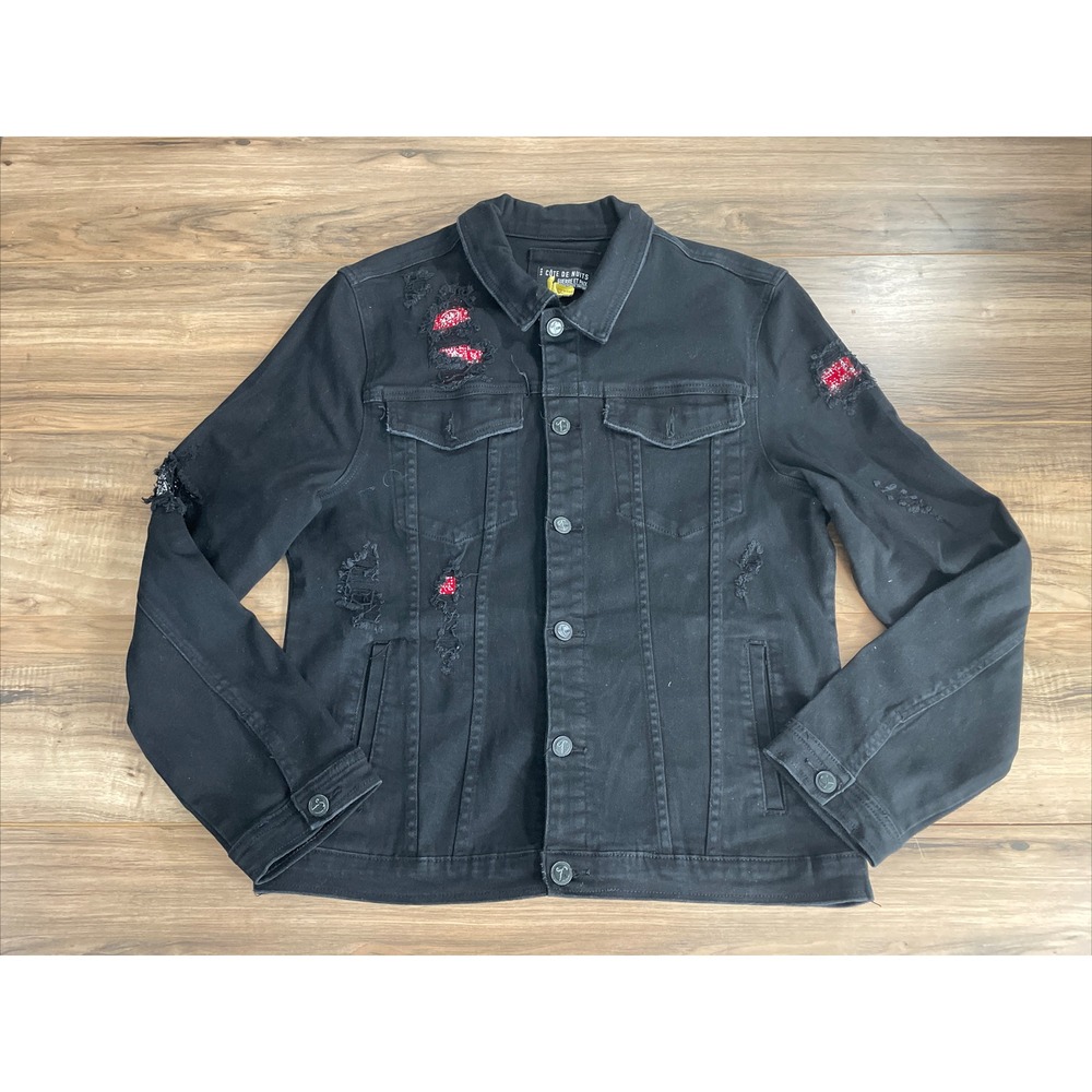 Cote De Nuits Guerre Et Paix Mens‎ Jean Jacke Balck XXL